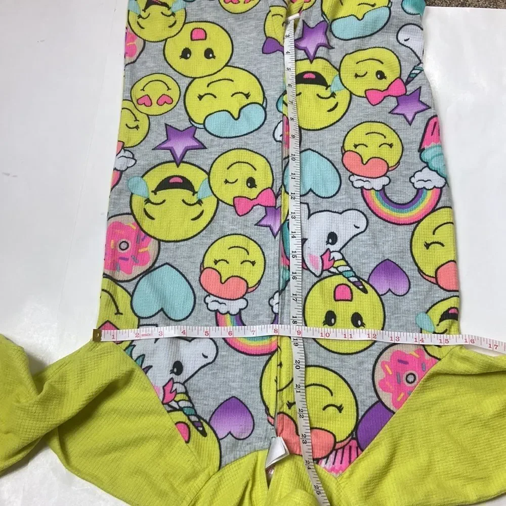 10X$50  Justice Emoji Onesie Pajama’s Onesies Unicorn Size 10